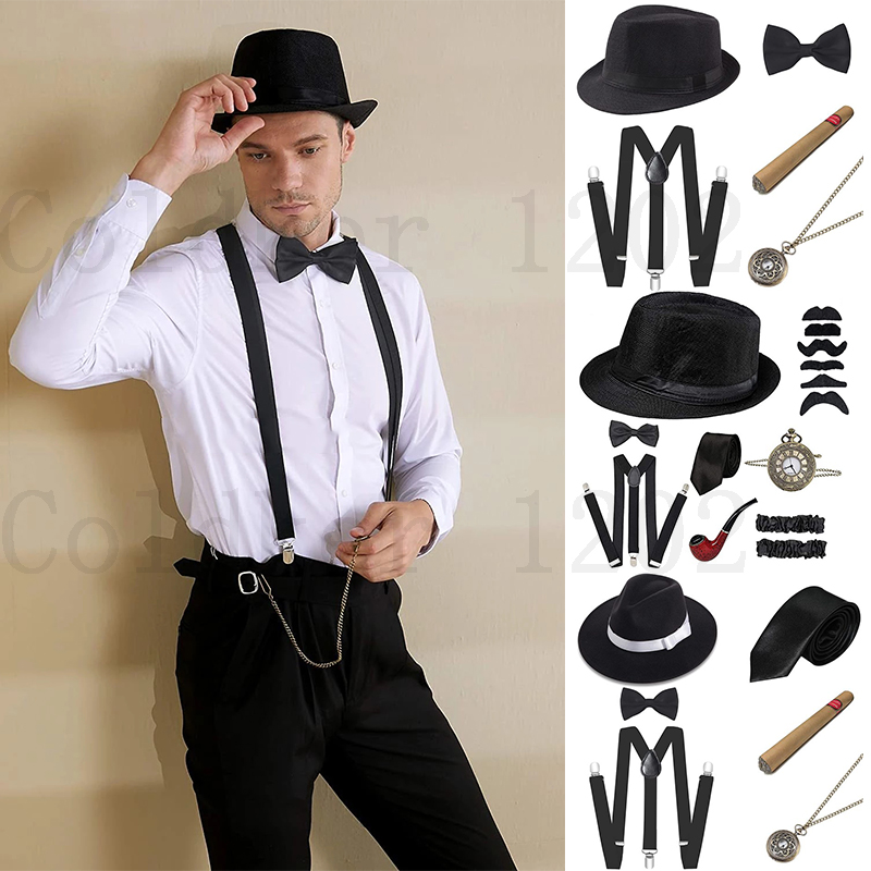 Men'S Accessories In The 1920S - السفينة حرة هالوين 1920s رجل غاتسبي