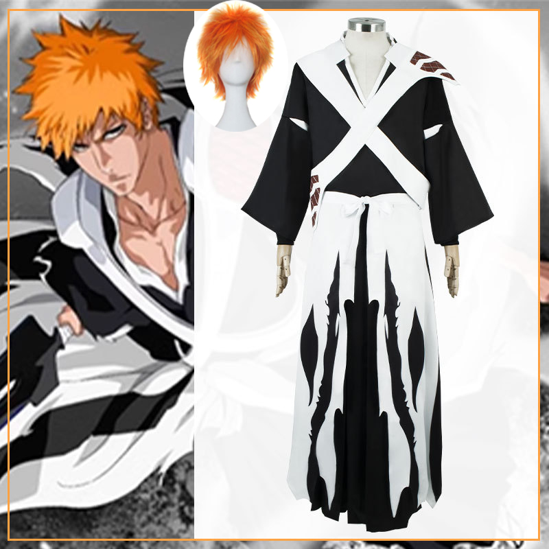 Men'S Kimono Accessories - أنيمي بليتش كوروساكي إيتشيغو شعر مستعار