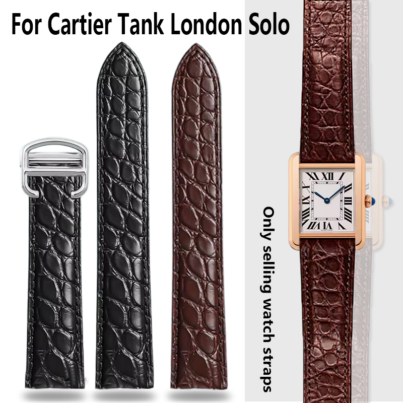 Men'S Accessories Cartier - التمساح حزام الساعات 16 18 20