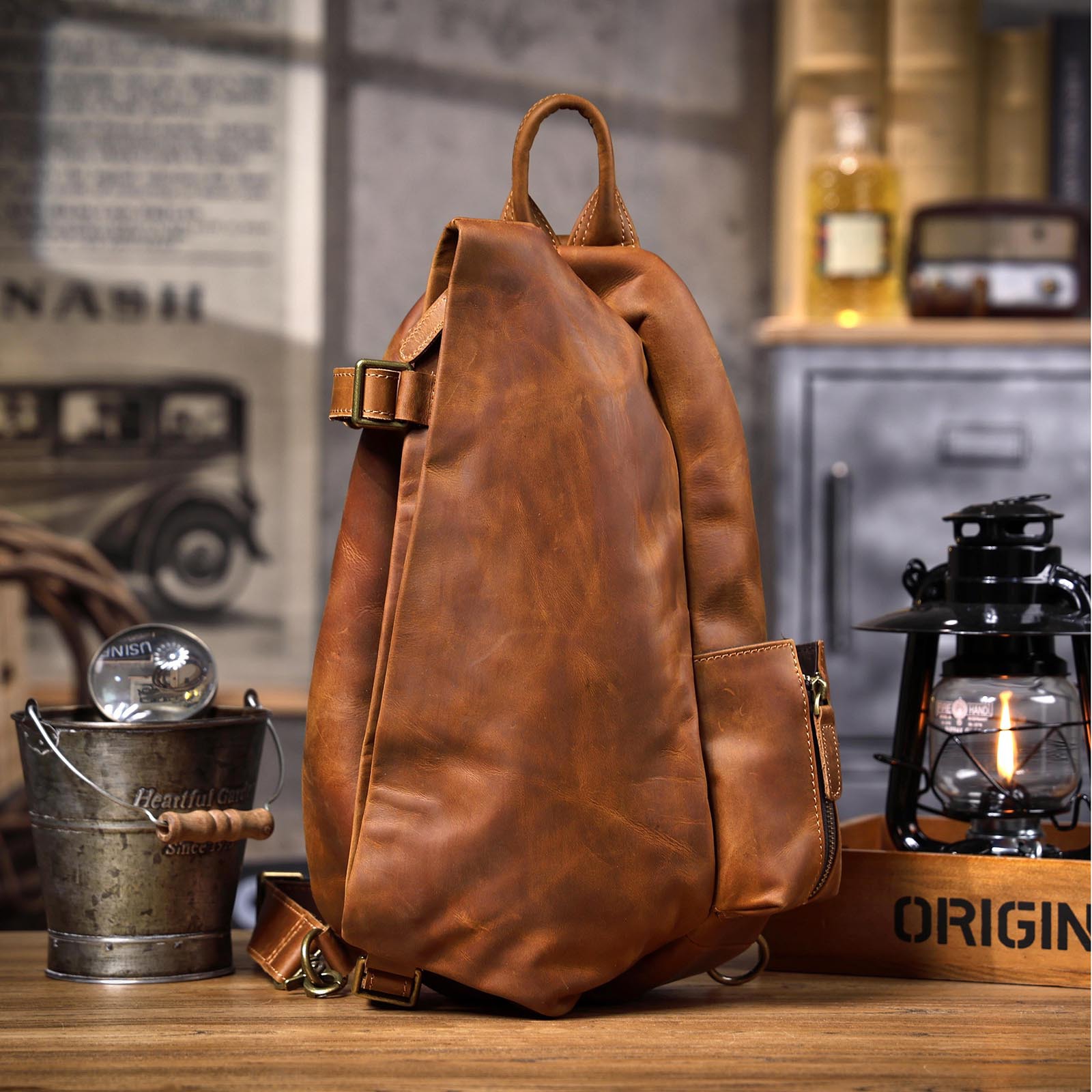 Travel Organizer Men - حقيبة صدر للرجال ذات سعة كبيرة