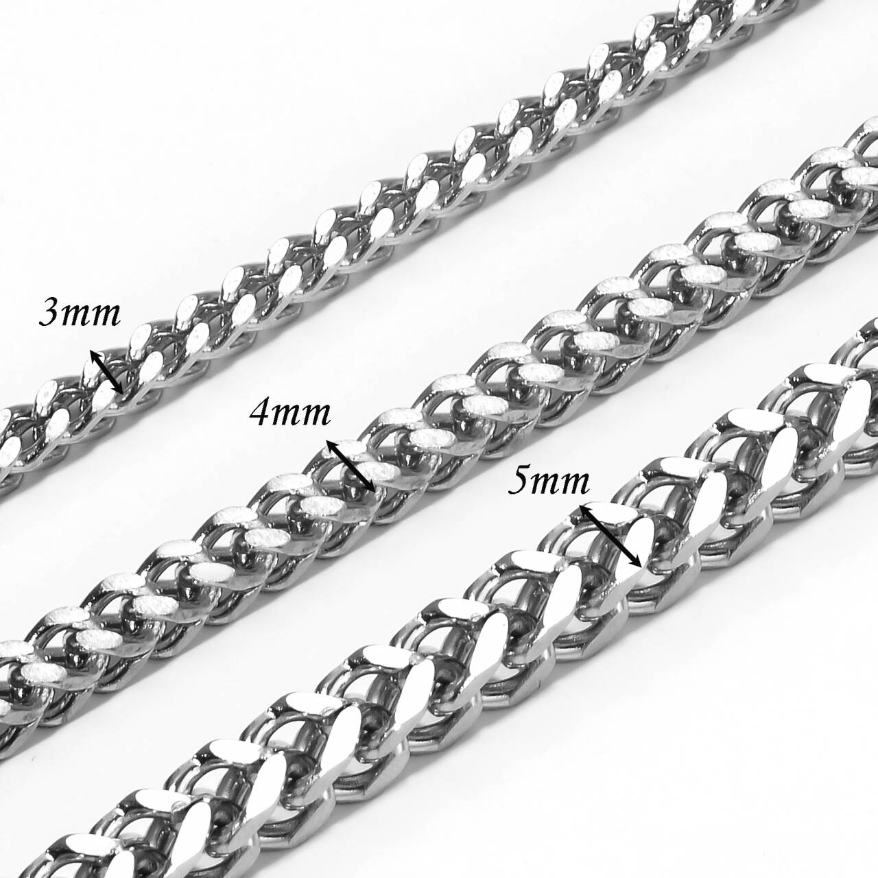 قلادة سلسلة من الفولاذ المقاوم - مراجعة Men Accessories Neck Chain وسعره